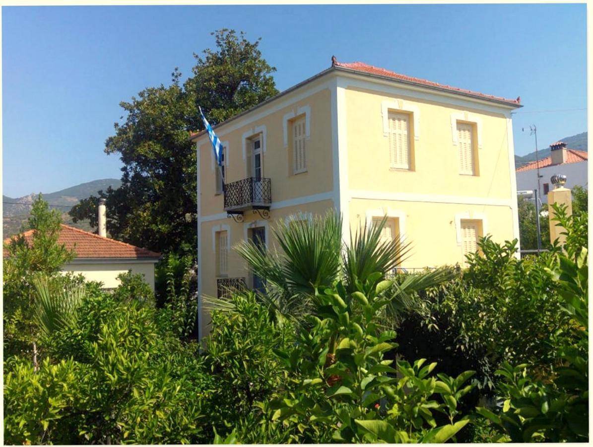 Archontiko Tsaknaki Manolia Otel Áno Lekhónia Dış mekan fotoğraf